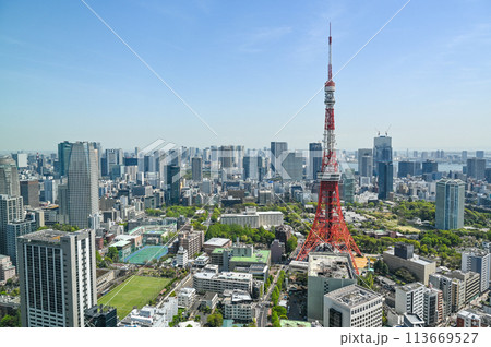 東京の都市風景 東京の都市風景 113669527