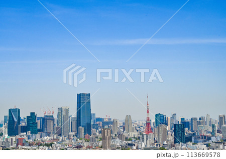 首都東京の都市風景 首都東京の都市風景 113669578
