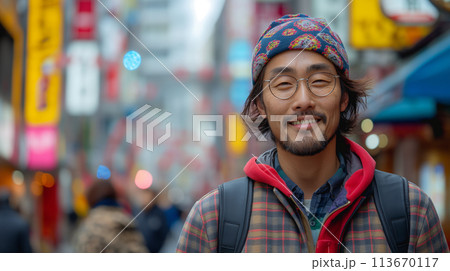 バンダナを巻いたオタク 113670117