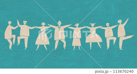 人々 つながり 人々 つながり 113670240