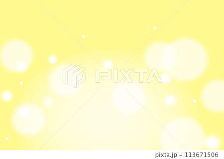 光が煌めく黄色の背景 113671506