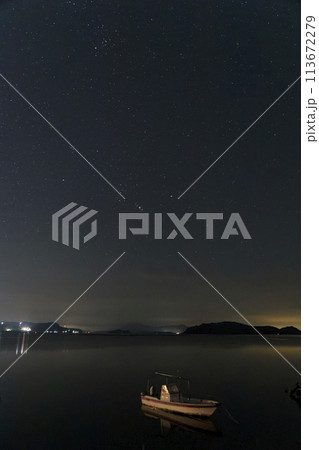 瀬戸内の夏の星景 昇るオリオン座 瀬戸内の夏の星景 昇るオリオン座 113672279