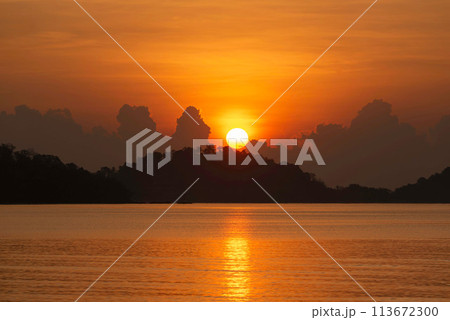 Sunrise at Saphanhin, Phuket city. Sunrise at Saphanhin, Phuket city. 113672300