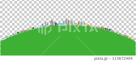 Pop illustration of cityscape 113672404