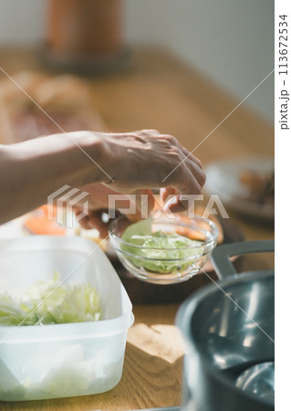 a forty-something woman a forty-something woman 113672534