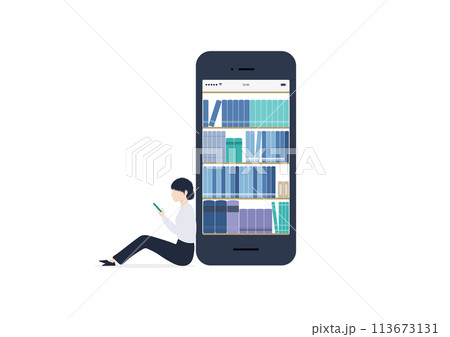スマートフォンで手軽に読書ができる電子書籍 スマートフォンで手軽に読書ができる電子書籍 113673131