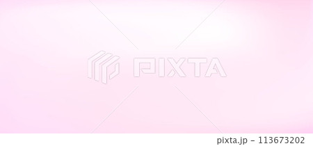 Abstract rose gradient background. Blurred light pastel pink texture. Gloss liquid pinkish rosy wallpaper. Smooth cotton candy backdrop for banner, poster, flyer, presentation. Vector illustration 113673202