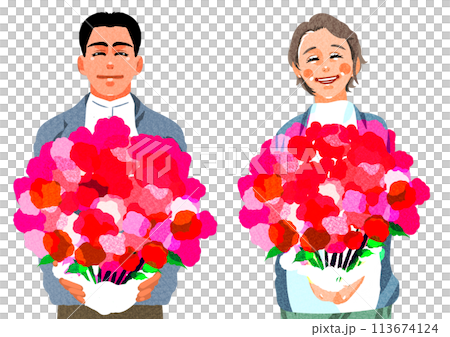 贈送花束 贈送花束 113674124