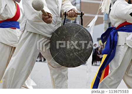 people in traditional costumes dance event people in traditional costumes dance event 113675583