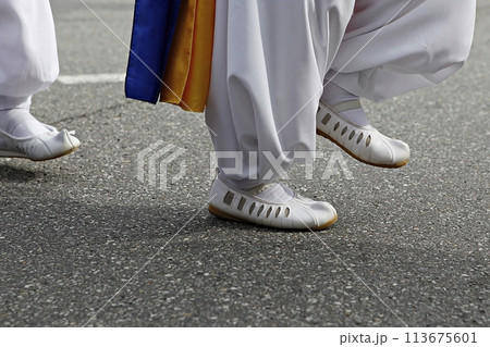 people in traditional costumes dance event people in traditional costumes dance event 113675601