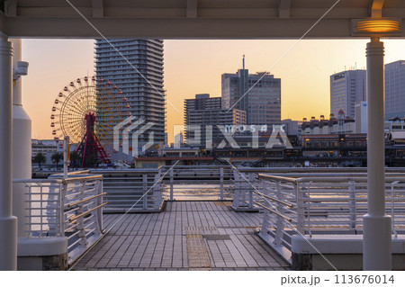 神戸 ハーバーランドの夕景 神戸 ハーバーランドの夕景 113676014