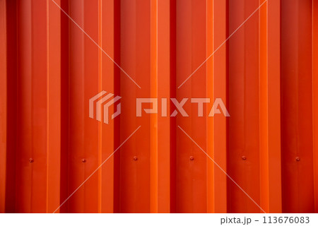 red sea container as background 113676083