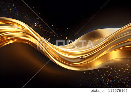 bokeh bling abstract luxury Gold liquid swirls Backgrounds wallpaper 113676165