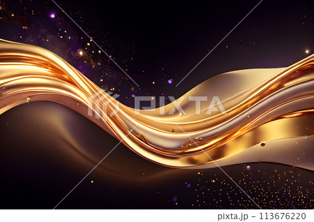 bokeh bling abstract luxury Gold liquid swirls Backgrounds wallpaper 113676220