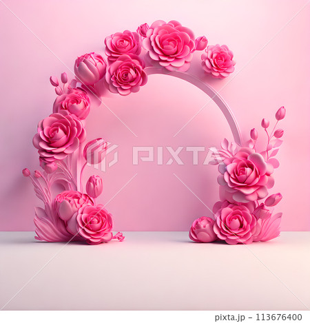 3d Beautiful flowers Backgrounds wallpaper 113676400