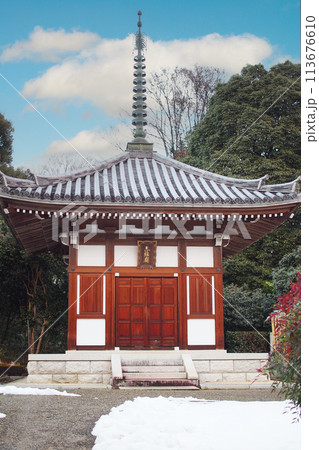 pagoda in Daigoji Temple, Kyoto, Japan. 113676610