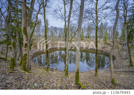 Kaali field of meteorite craters in Saaremaa, Estonia  113676991