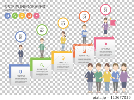 Infographics 5 Steps 01 5 Steps Infographics Infographics 5 Steps 01 5 Steps Infographics 113677039
