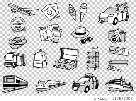 旅行相關插圖 113677308