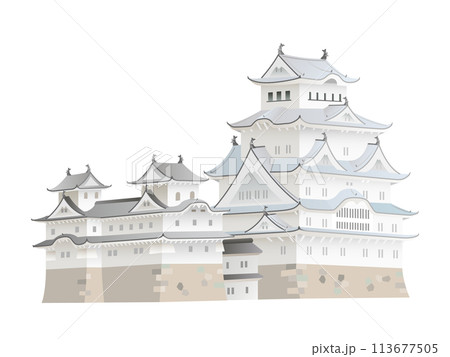 世界遺産の姫路城 113677505