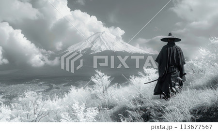 Japanese samurai . noir style Japanese samurai . noir style 113677567