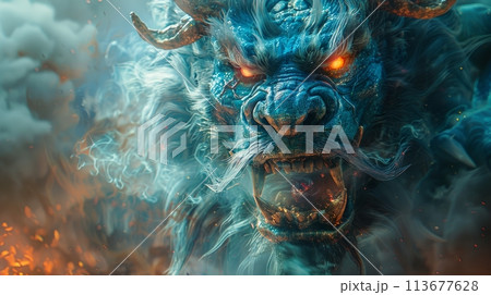 Japanese demon Japanese demon 113677628