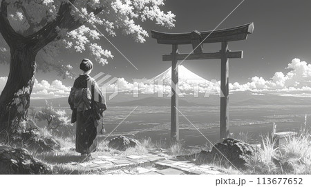 Japanese geisha Japanese geisha 113677652