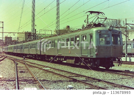 東急5200系、5000系の5117号車を増結した5両編成時代、鷺沼検車区、1979年3月25日 東急5200系、5000系の5117号車を増結した5両編成時代、鷺沼検車区、1979年3月25日 113678993