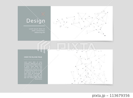 Connection science background. Vector illustration Connection science background. Vector illustration 113679356