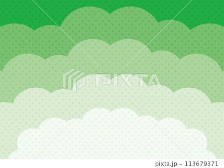 もこもこポップ背景 113679371