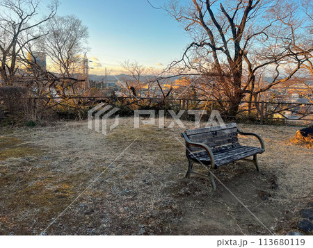 栃木佐野 城山公園の風景 113680119