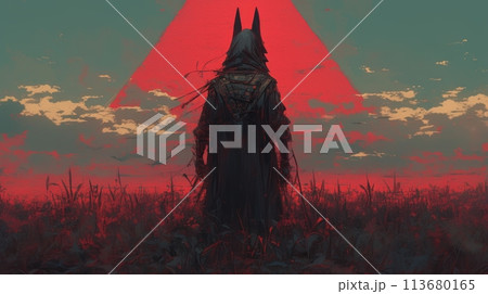 Egyptian god Anubis Egyptian god Anubis 113680165