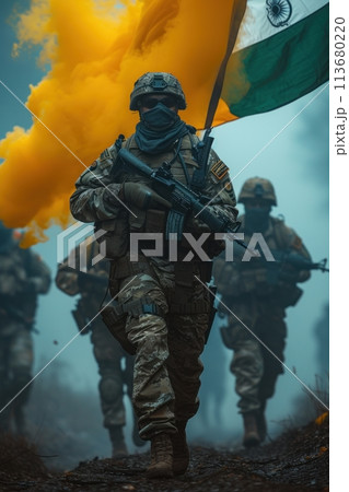Indian soldiers 113680220