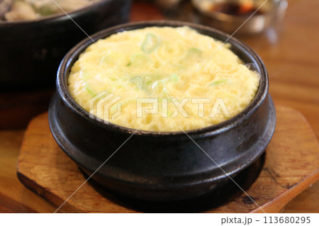 ケランチム（＝韓国式茶碗蒸し）（韓国料理） 113680295