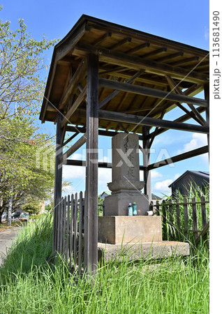 栃木市藤岡町散歩・十九夜碑　月待信仰 女性特有の信仰 113681490