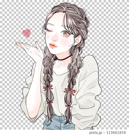 投げキッス 113681859