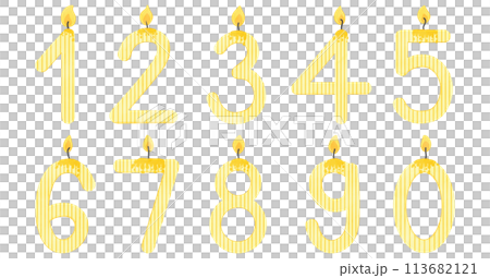 Birthday candle number, age, anniversary, candle, burning candle number pattern Birthday candle number, age, anniversary, candle, burning candle number pattern 113682121