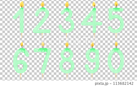 Birthday candle number, age, anniversary, candle, burning candle number pattern Birthday candle number, age, anniversary, candle, burning candle number pattern 113682142