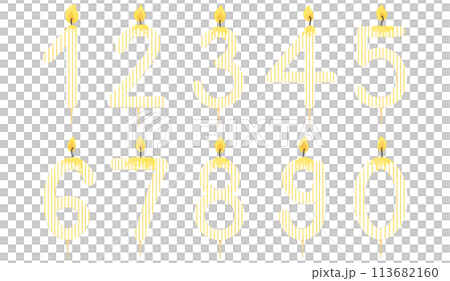 Birthday candle number, age, anniversary, candle, burning candle number pattern Birthday candle number, age, anniversary, candle, burning candle number pattern 113682160