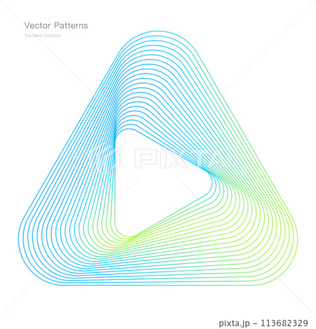 三角形の抽象的アブストラクトデザイン 113682329