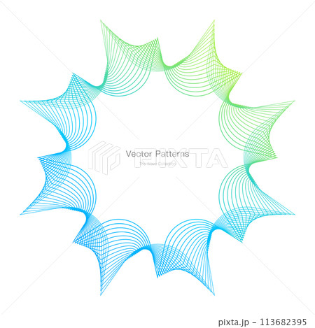 円のラグジュアリーなフレームデザイン 円のラグジュアリーなフレームデザイン 113682395