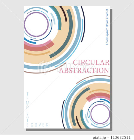Template for the design of a cover, book, poster, banner. The idea of interior design, prints and decorations. Creative design layout 113682511