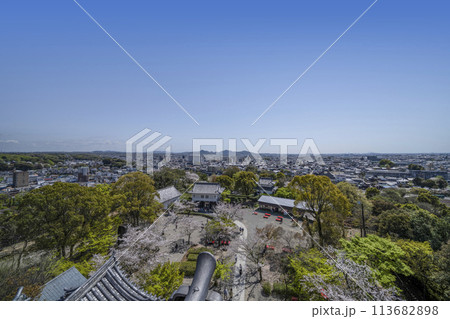 国宝犬山城　天守望楼からの眺望 113682898