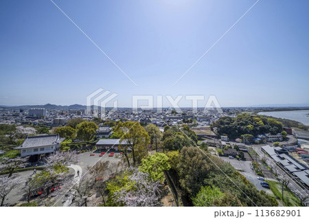 国宝犬山城　天守望楼からの眺望 113682901