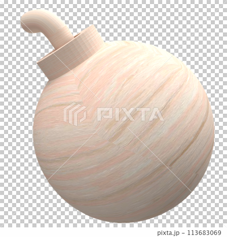 The wood bomb png image for decor your design 3d rendering. The wood bomb png image for decor your design 3d rendering. 113683069
