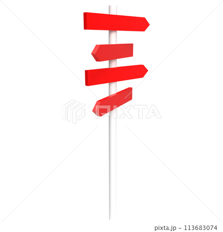 The traffic sign png image for transportation or travel concept 3d rendering 113683074