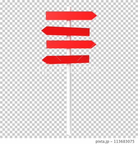 The traffic sign png image for transportation or travel concept 3d rendering 113683075