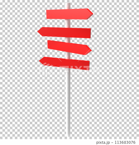 The traffic sign png image for transportation or travel concept 3d rendering 113683076