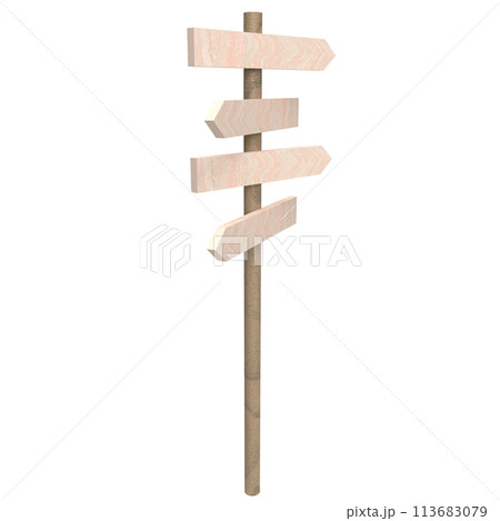 The traffic sign png image for transportation or travel concept 3d rendering 113683079