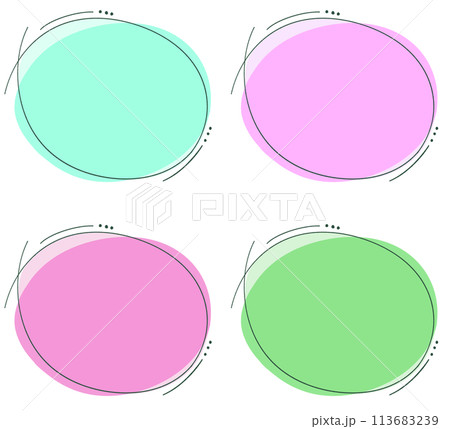 テキストフレーム セット 113683239
